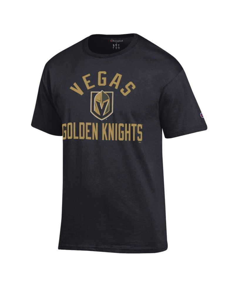 Men's Black Vegas Golden Knights Primary Logo Jersey T-Shirt