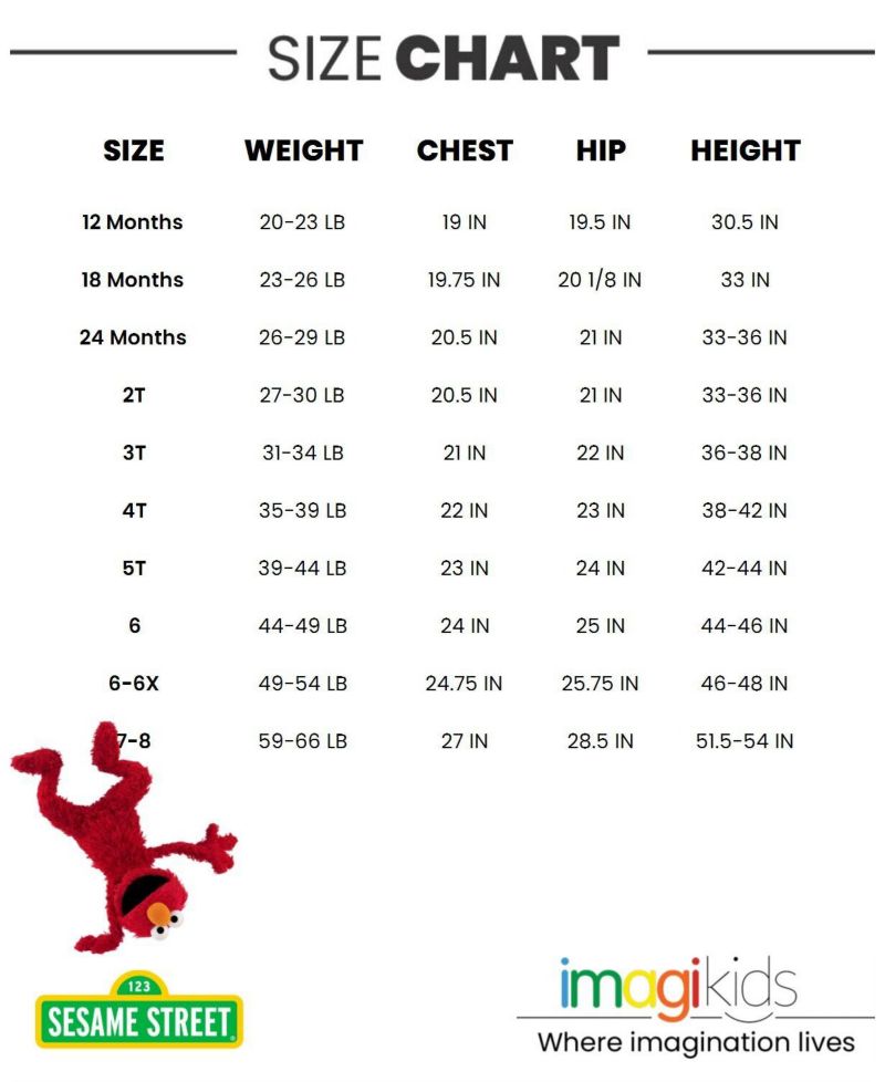 Girls (6-8) Elmo Dress with Scrunchie
