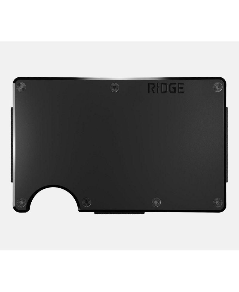 RIDGE WALLET - Royal Black - Cash Strap