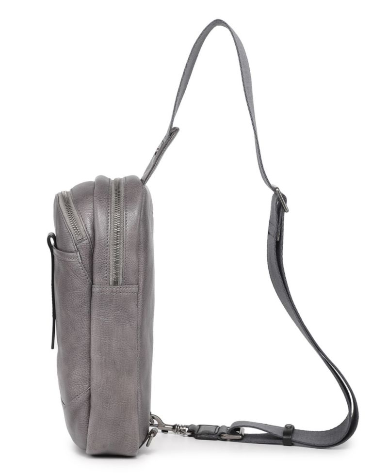 Sun-Wing Leather Sling Bag