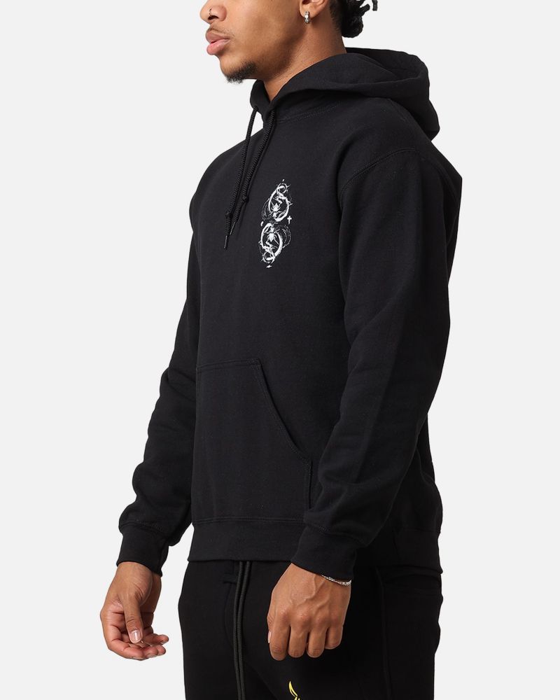 Men's Double Dragon Hoodie, Large, Black