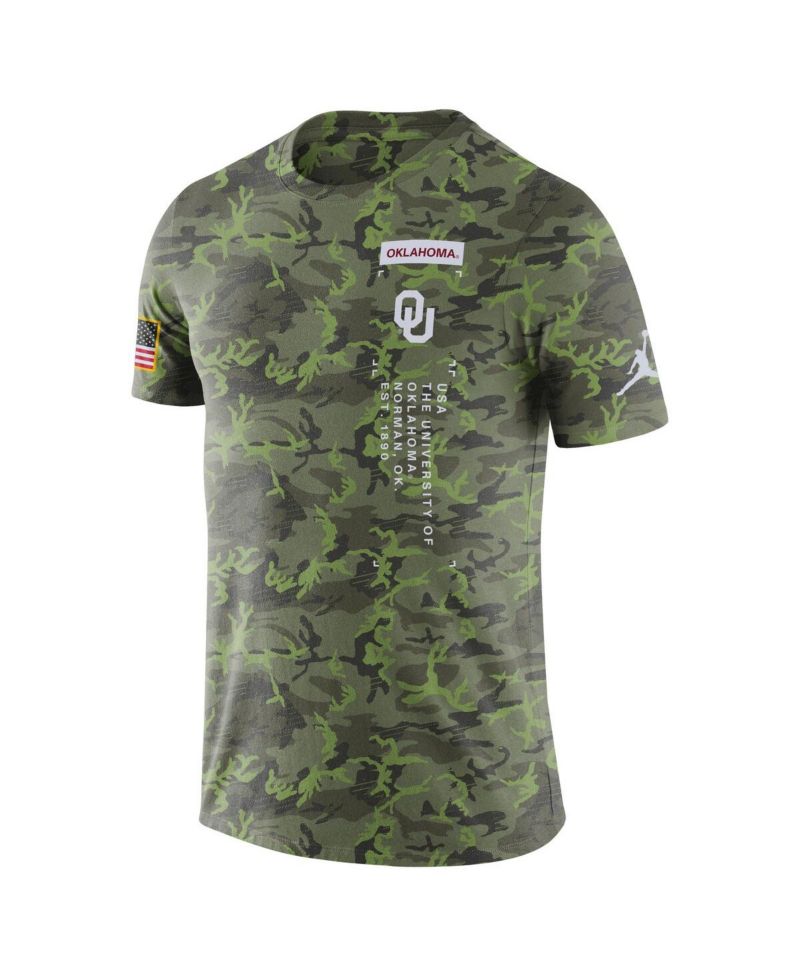 Men's Camo Oklahoma Sooners Military-Inspired T-shirt