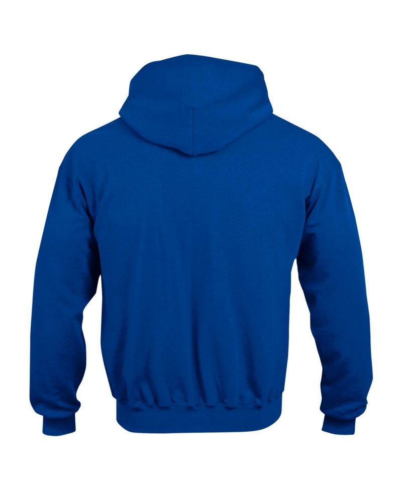 Big Boys and Girls Royal Kansas Jayhawks Campus Pullover Hoodie