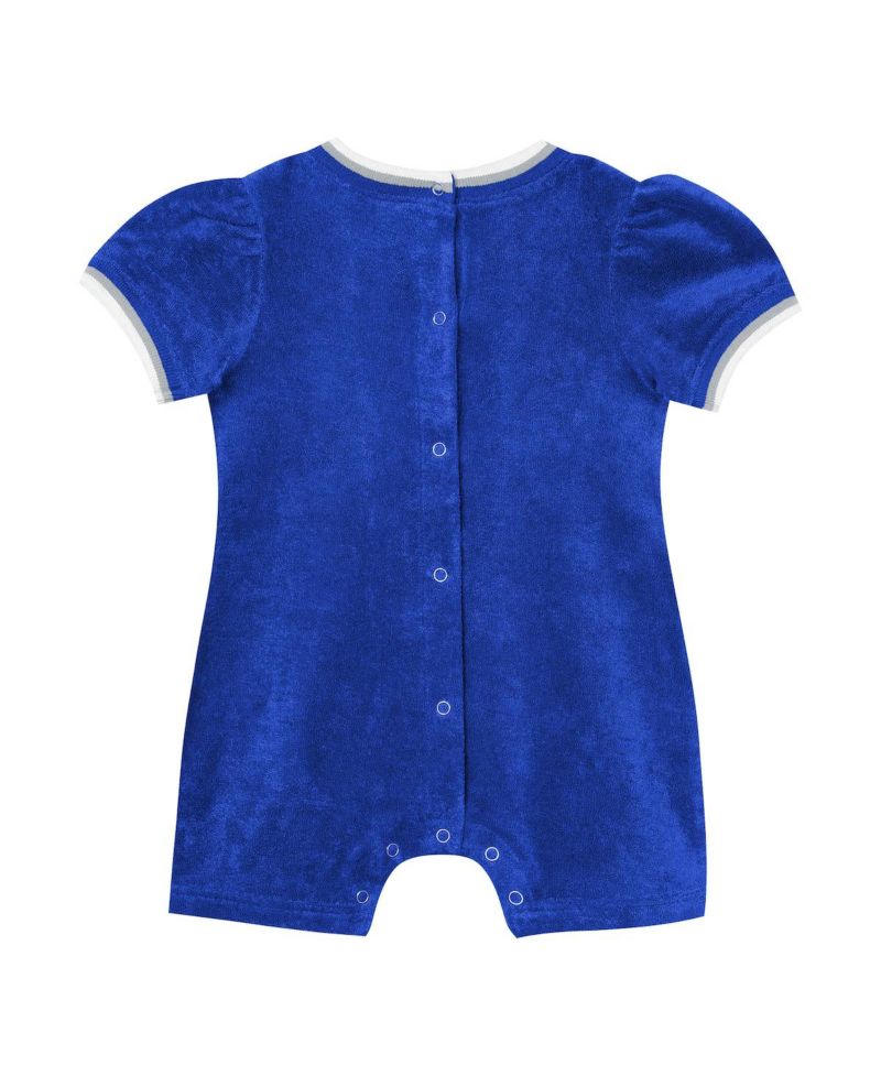 Baby Girls Royal Los Angeles Dodgers Wind-Up Coverall
