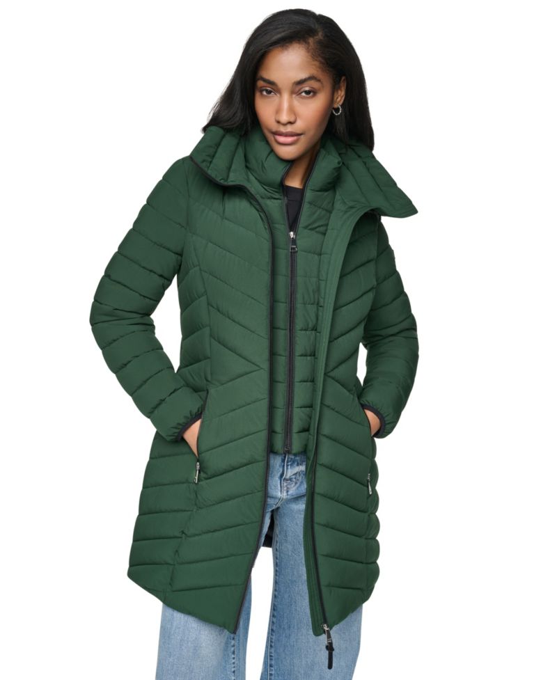 Women's Bibbed Packable Puffer Coat