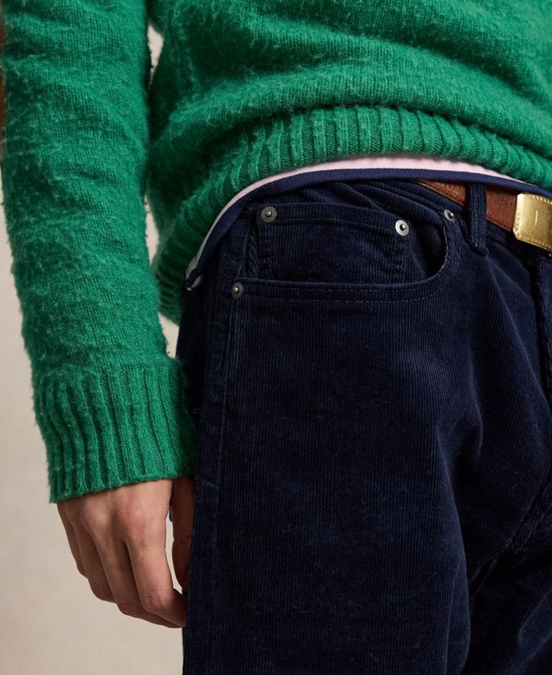 Men's Hampton Stretch Straight-Leg Corduroy Pants