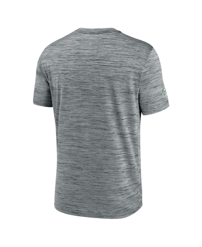 Men's Gray New York Jets 2024 Sideline Velocity Performance T-Shirt