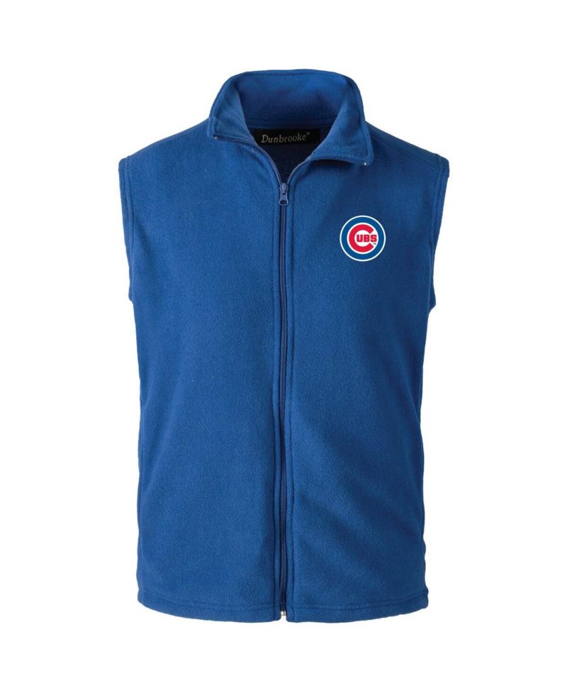 Men's Royal Chicago Cubs Full-Zip Vest