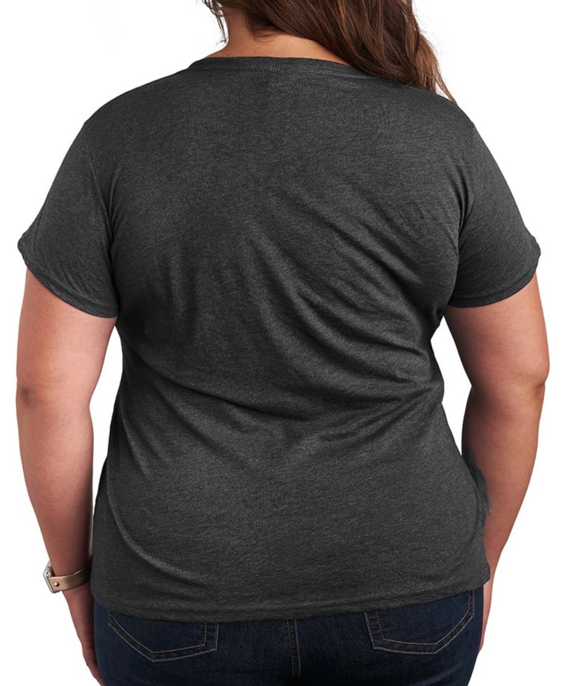 Plus Size Sip Ski Repeat Word Art Graphic T-Shirt
