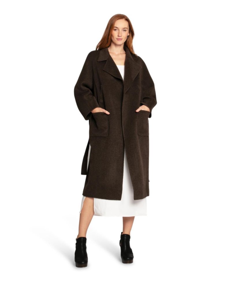 Women's Big Girl Wool Blend Coat