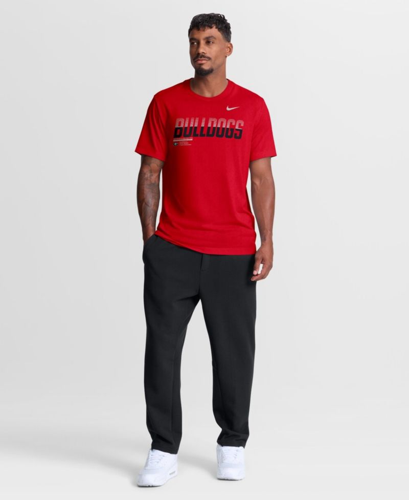 Men's Red Georgia Bulldogs Sideline Legend Dri-FIT T-Shirt
