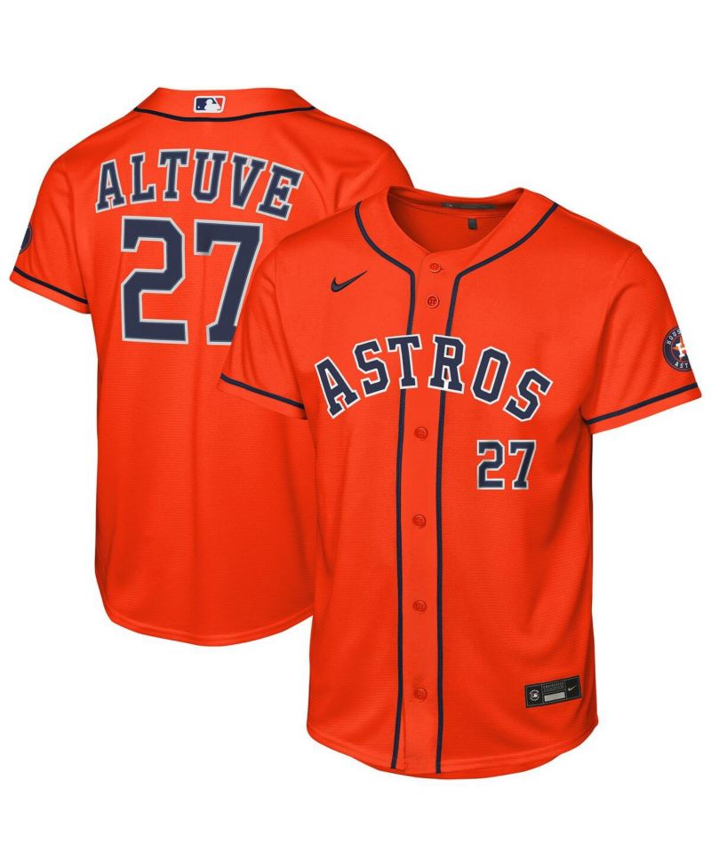 Big Boys and Girls Jose Altuve Orange Houston Astros Alternate Stadium Jersey