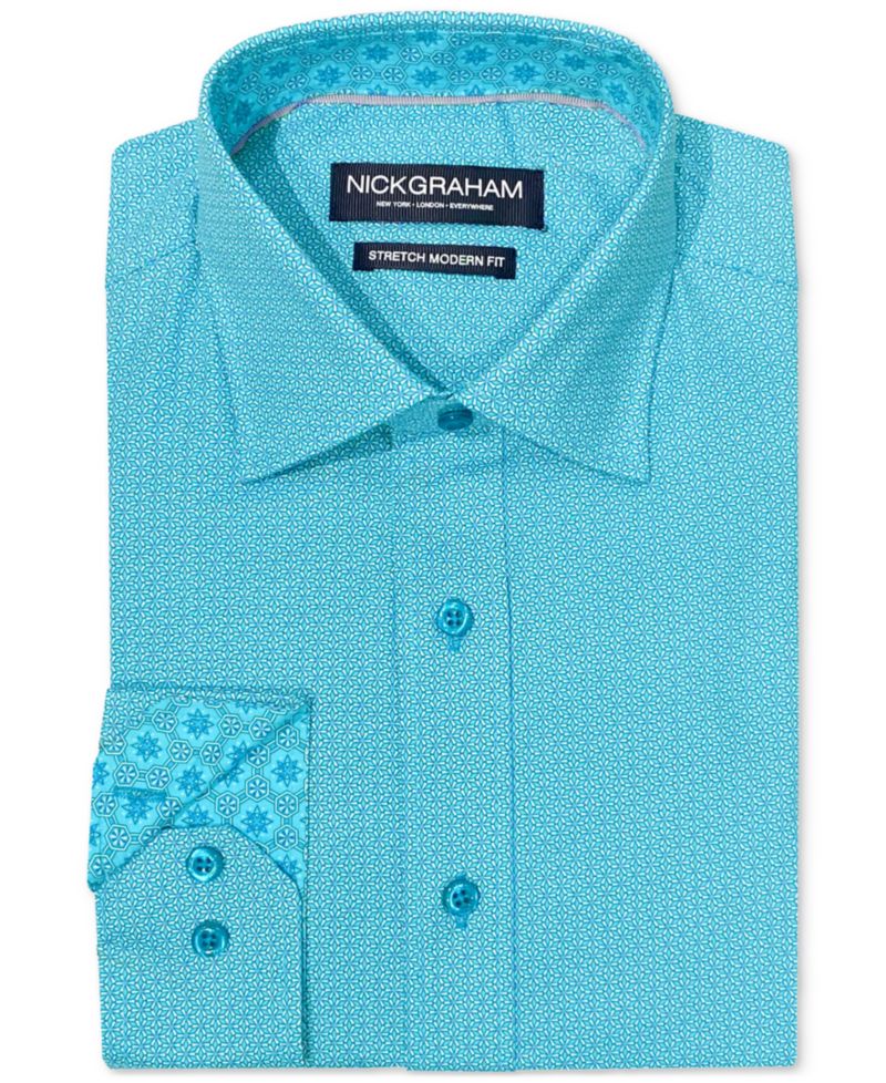Men's Kaleidoscope Star Dress Shirt