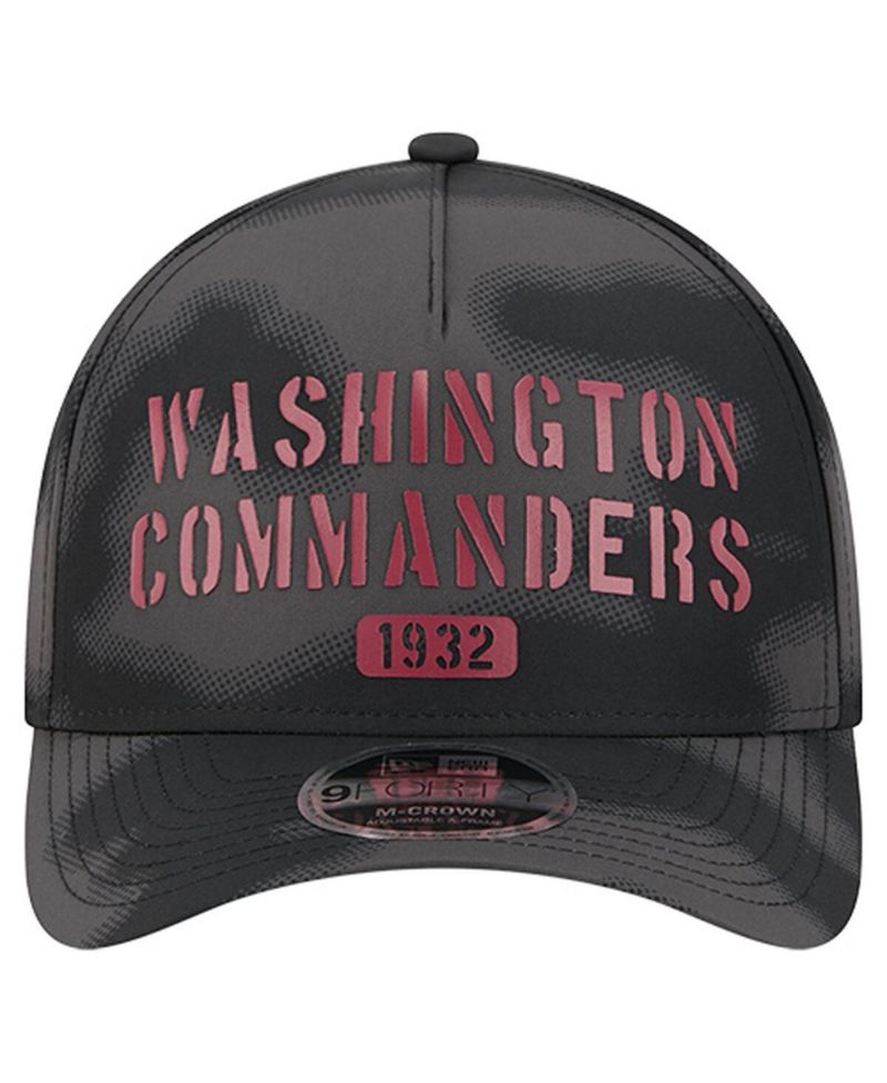 Men's Gray Washington Commanders Halftone Camo 9FORTY Hat