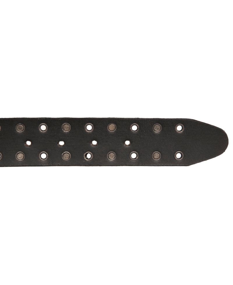 Men's Grommet and Stud Leather Belt