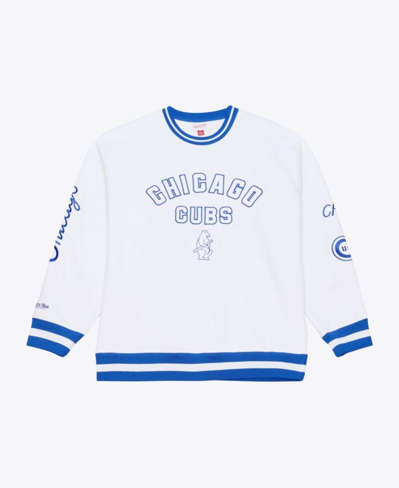 Men's White Chicago Cubs Arctic Fleece Sweatshirt