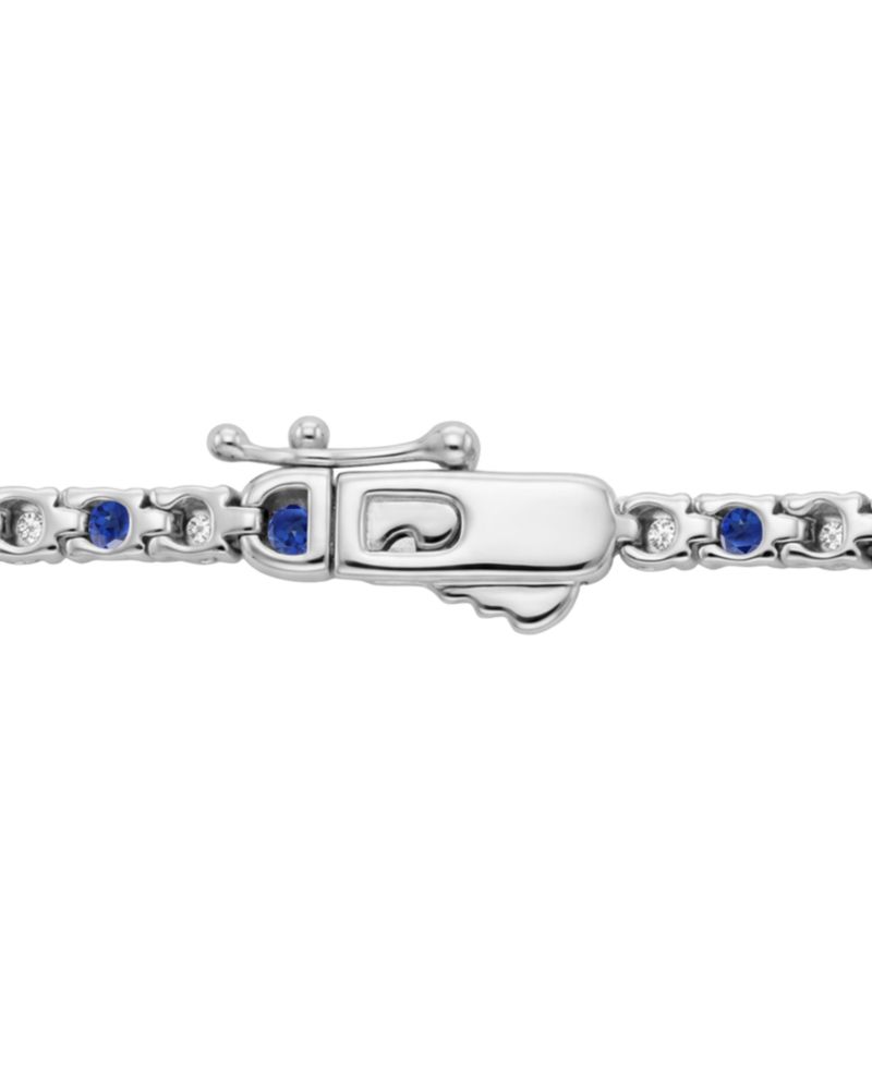Multi-Gemstone Bracelet in 14k Gold Over Sterling Silver (Also in Sterling Silver)