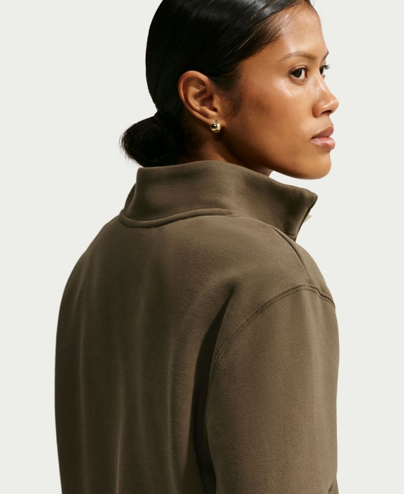 Women's Studio Fleece Quarter-Zip Top