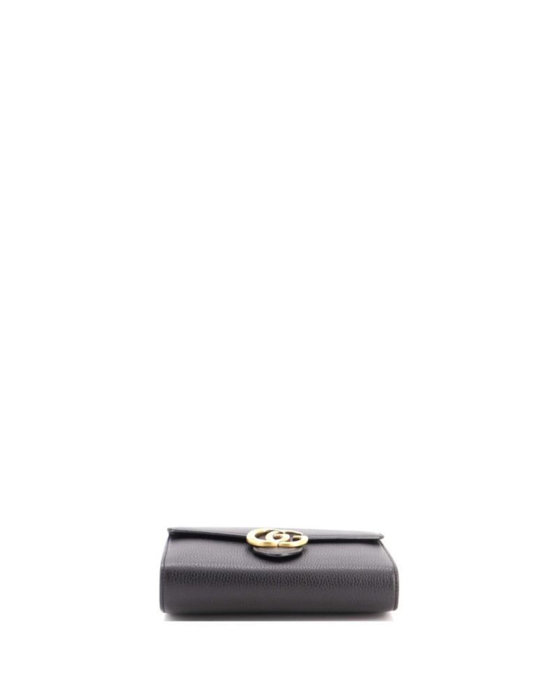 Mini GG Marmont Chain Wallet Leather