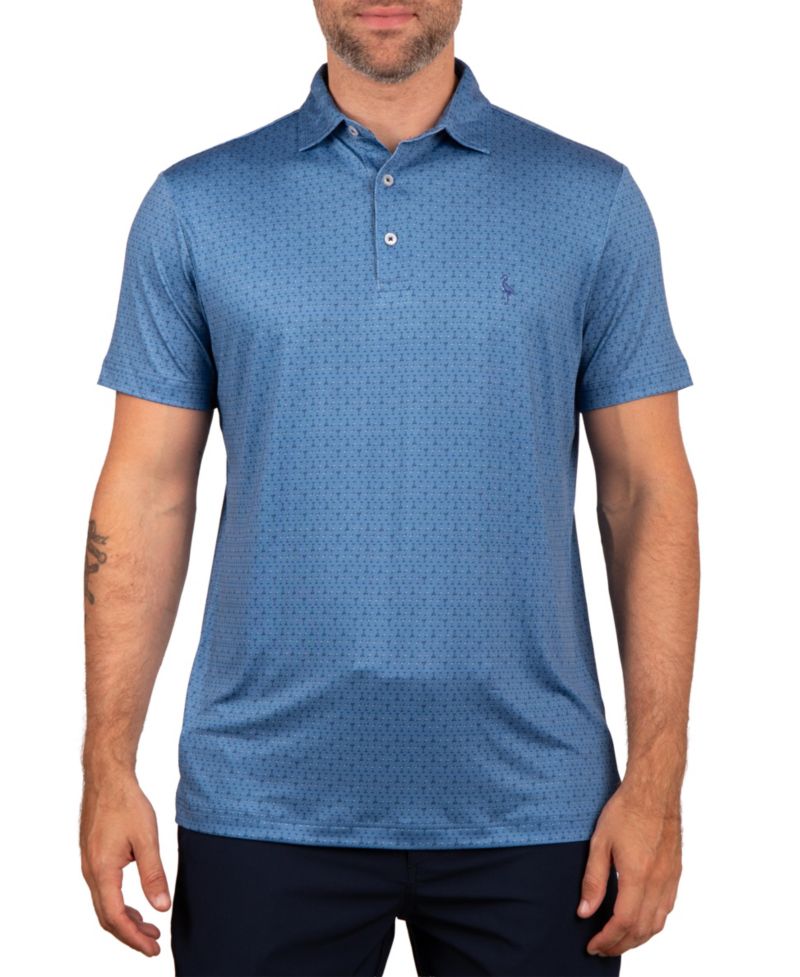 Men's Martini Glasses Performance Polo
