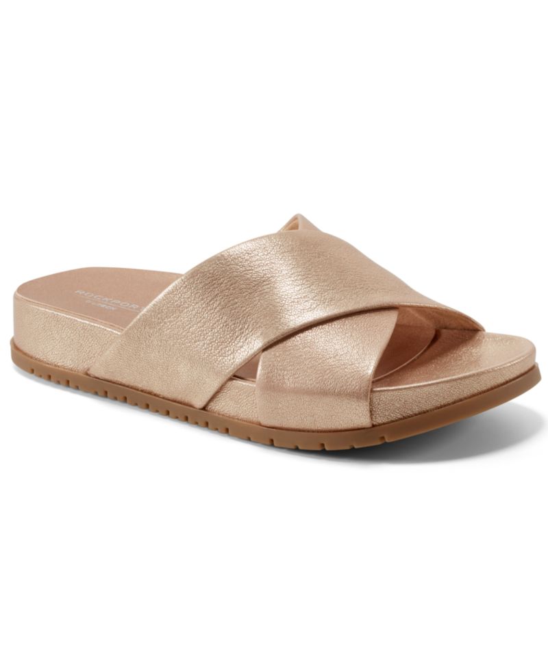 Women's Leia Crisscross Flat Footbed Sandals