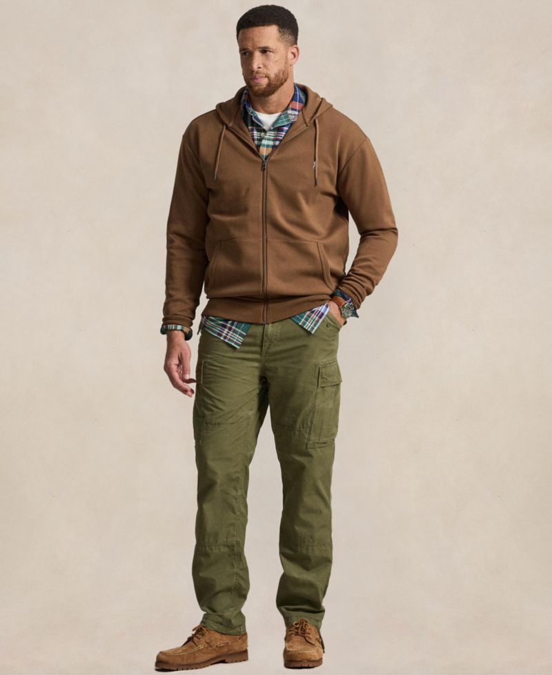 Men's Big & Tall Double-Knit Full-Zip Hoodie