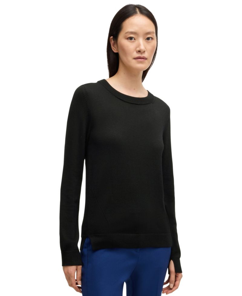BOSS by Women's Crew-Neck Sweater