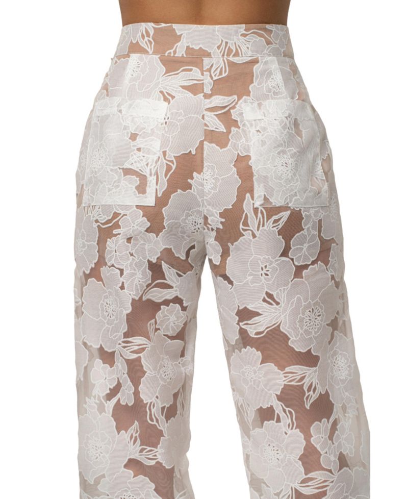 Women's Organza Floral Pant