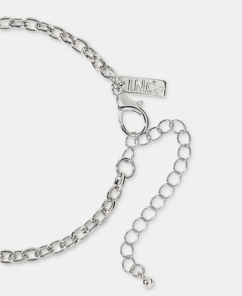 Crystal Layered Collar Necklace, 16" + 3" extender
