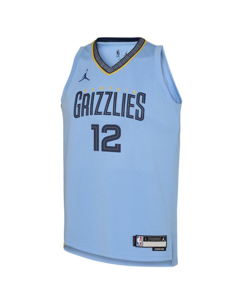 Big Boys and Girls Ja Morant Blue Memphis Grizzlies 2022/23 Swingman Jersey - Statement Edition