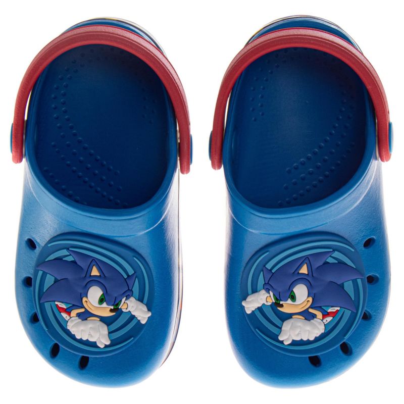 Sonic the Hedgehog Boys Shoes, EVA Clogs, Water Shoes Kids Pool and Beach Sandals Slip-On