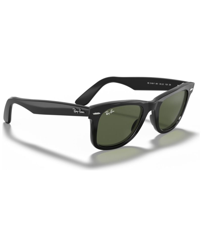Unisex Low Bridge Fit Sunglasses, RB2140F ORIGINAL WAYFARER CLASSIC 54