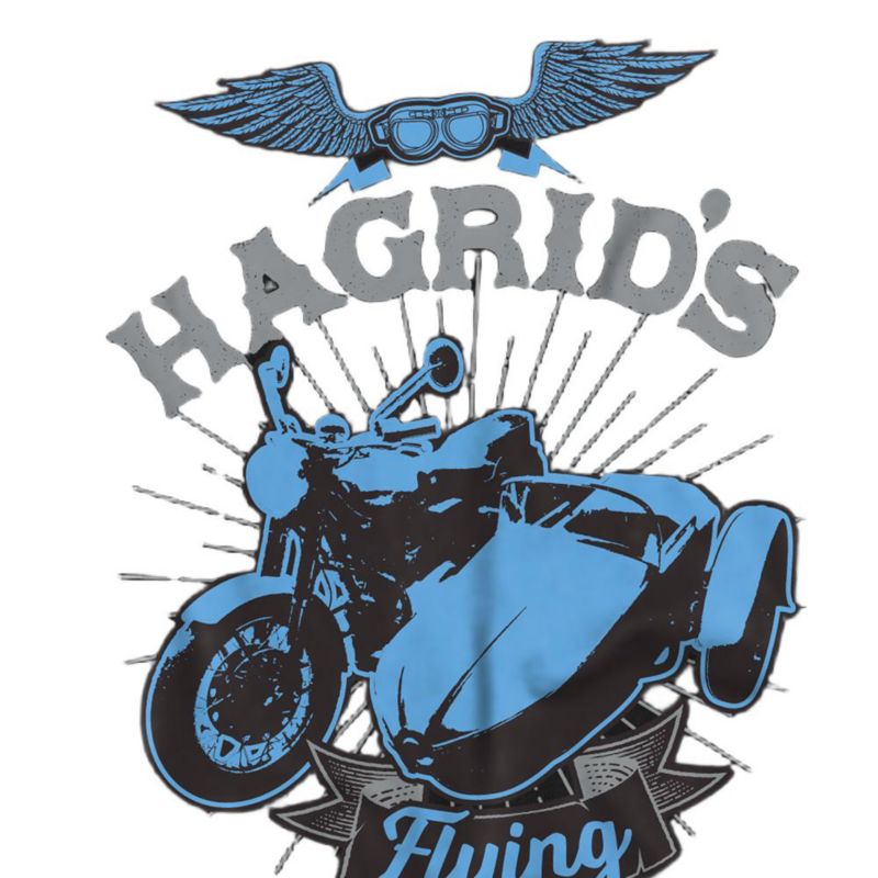 Men's Hagrids Flying Motorbike T Shirt