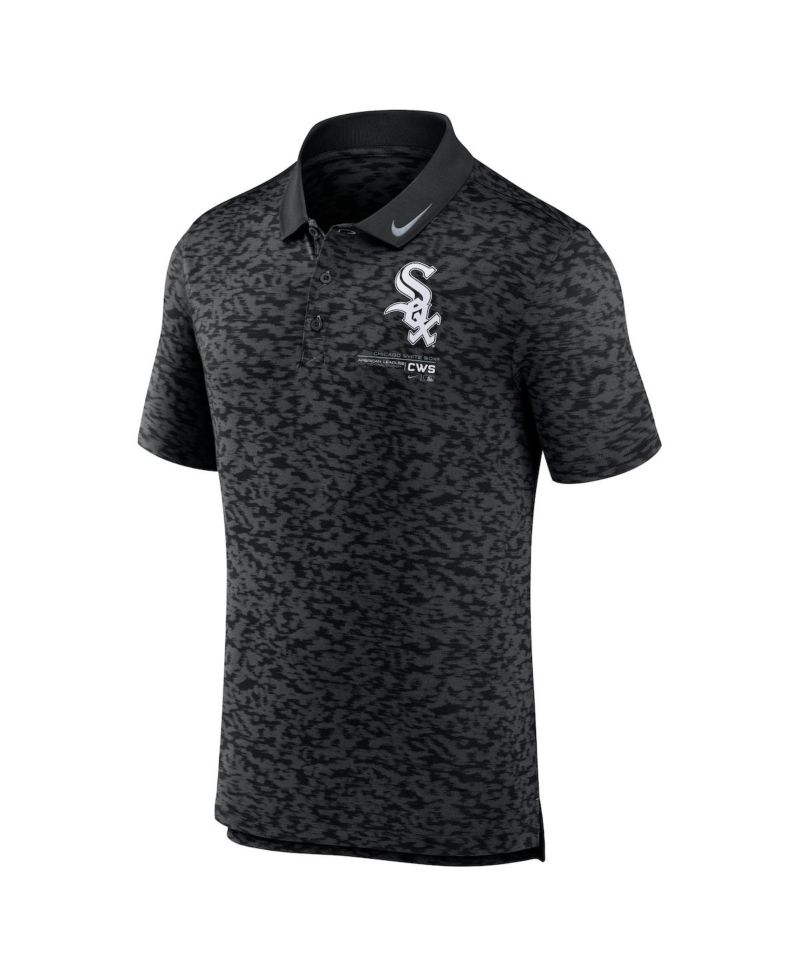 Men's Black Chicago White Sox Next Level Polo Shirt