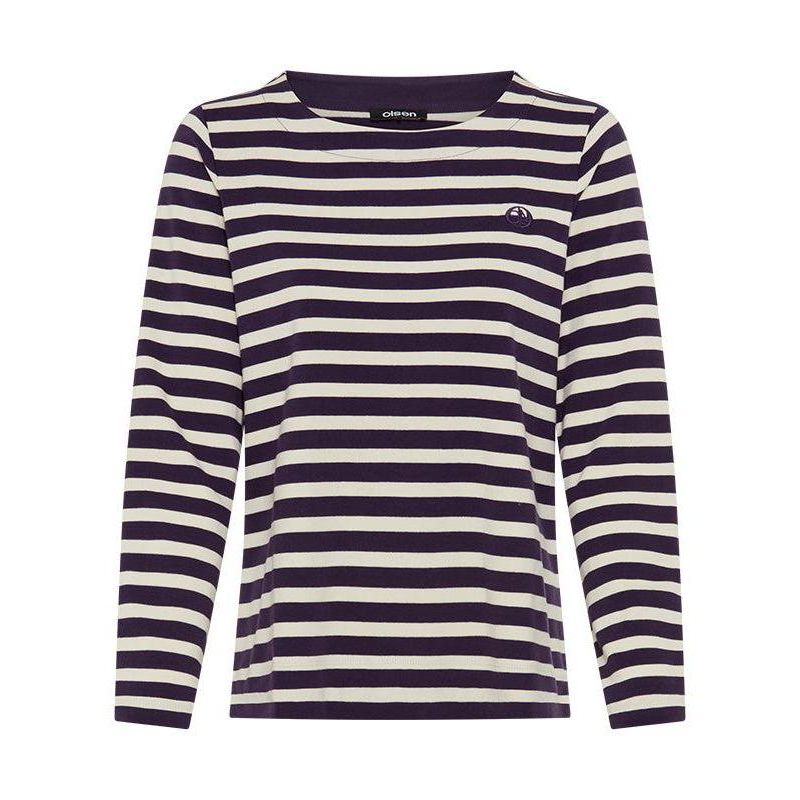 Women's Long-Sleeve Striped T-Shirt