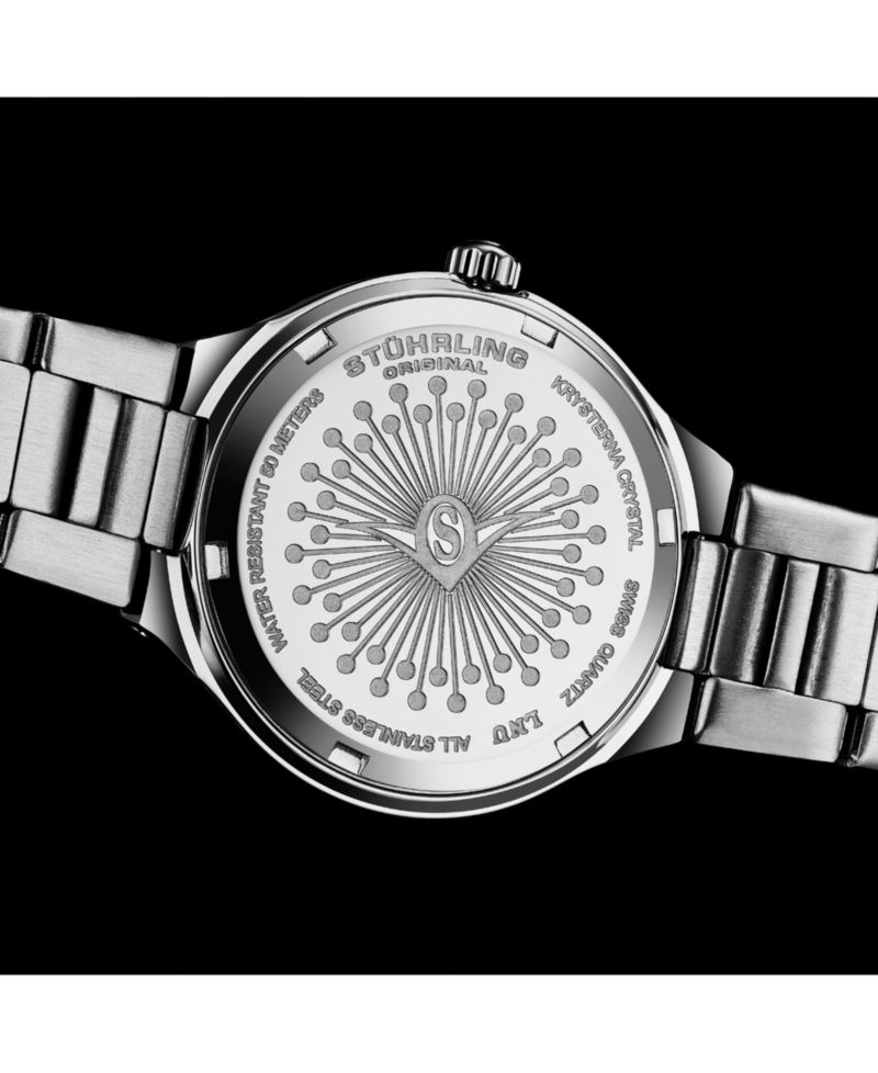 Women s Symphony 683 32mm Quartz Watch, Swarovski Crystal Bezel, Stainless Steel Bracelet, 50M Water Resistant