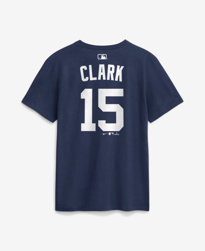 Men's Max Clark Navy Detroit Tigers Name & Number T-Shirt