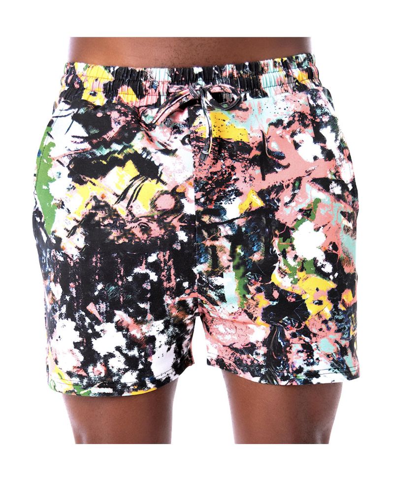 Men's Frenzy print Pull On Shorts