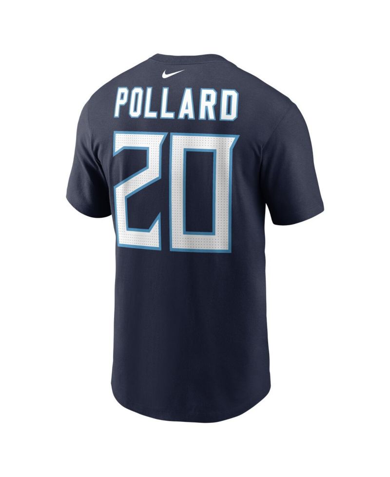 Men's Tony Pollard Navy Tennessee Titans Player Name & Number T-Shirt