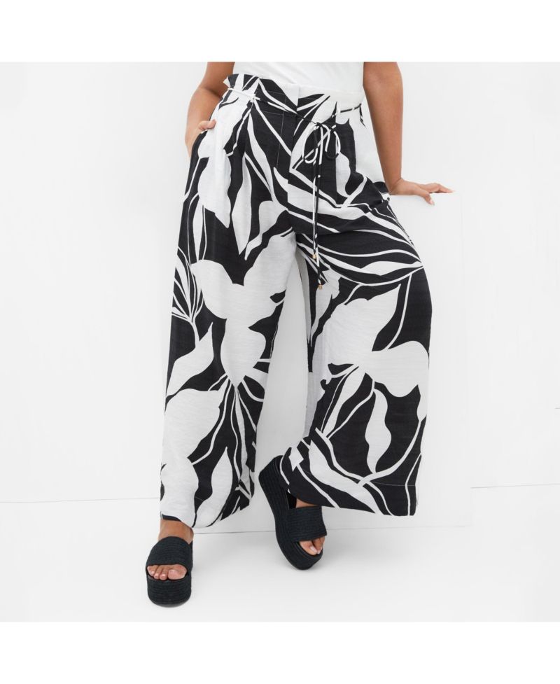 Plus Size Peta Print Pant