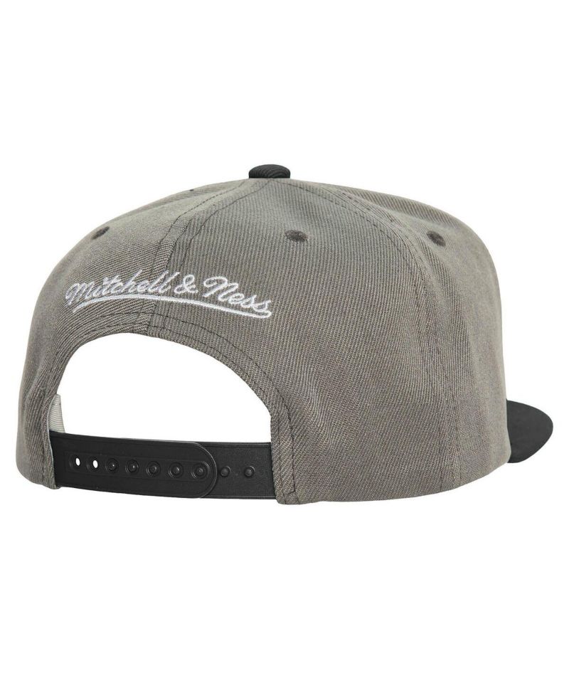 Men's Gray Florida Marlins Cooperstown Collection Basic Flip Snapback Hat