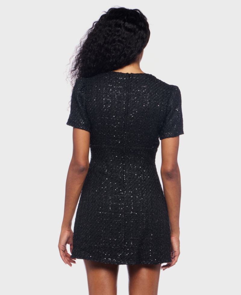 Women's Short Sleeve Crew Neck Dress