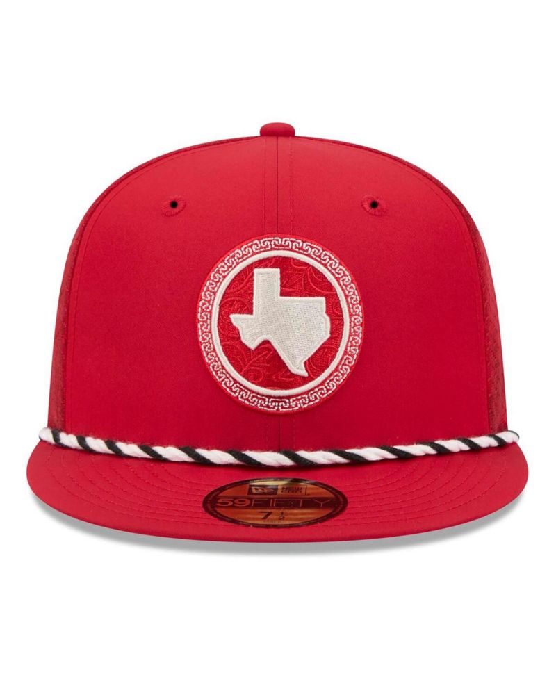 Men's Red Texas Rangers 2026 City Connect Batting Practice 59FIFTY Fitted Hat