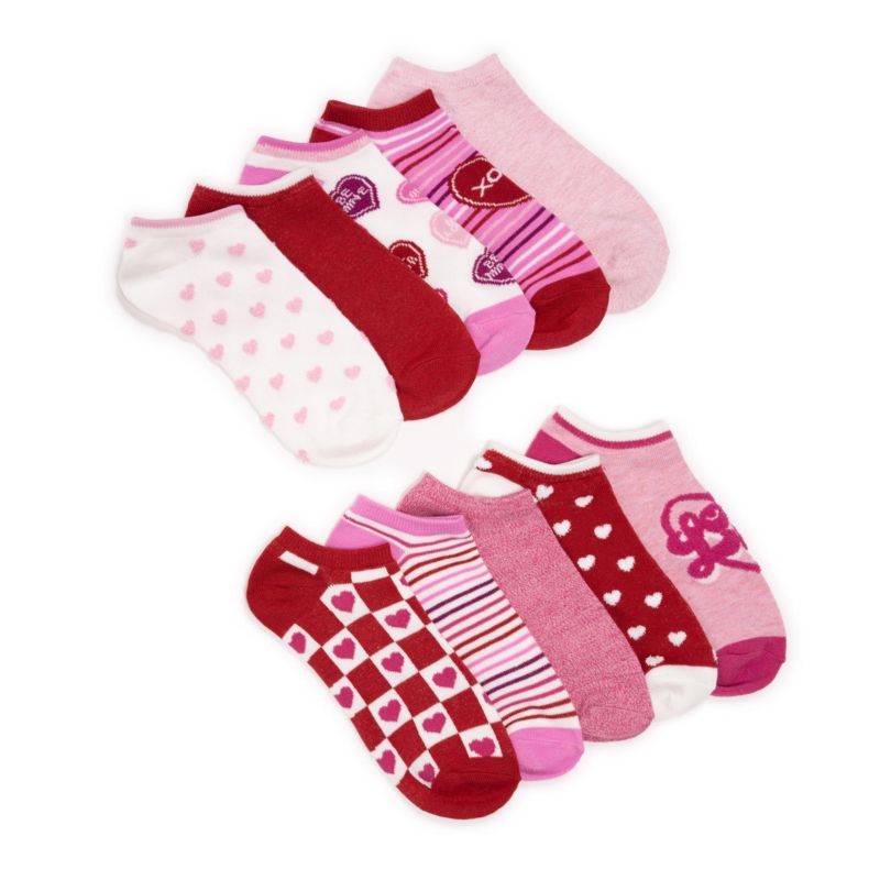 Women's Set of 10 Valentine's Day Socks