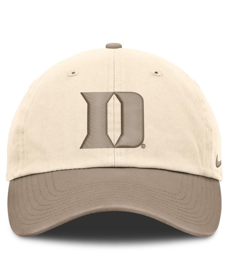Men's Natural/Khaki Duke Blue Devils Two-Tone Club Adjustable Hat
