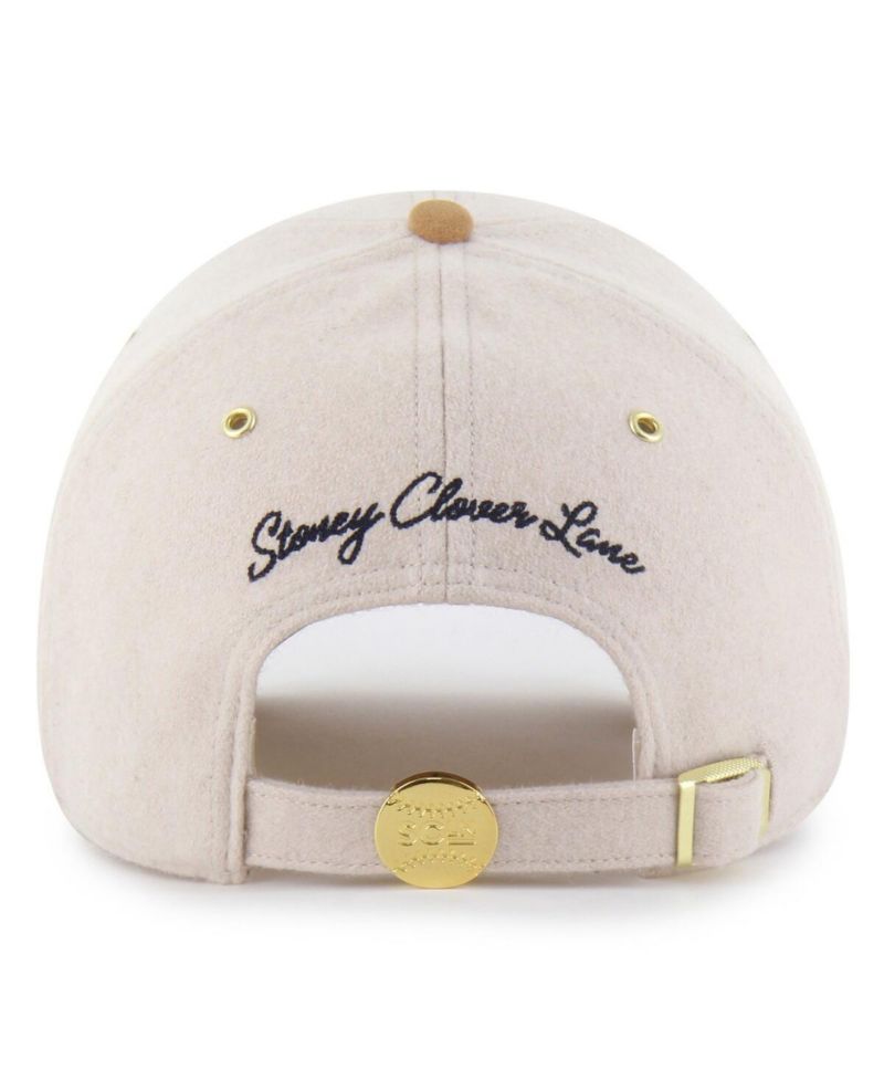 Stoney Clover Lane X Men's Natural/Tan Houston Astros Script Charm Clean Up Adjustable Hat