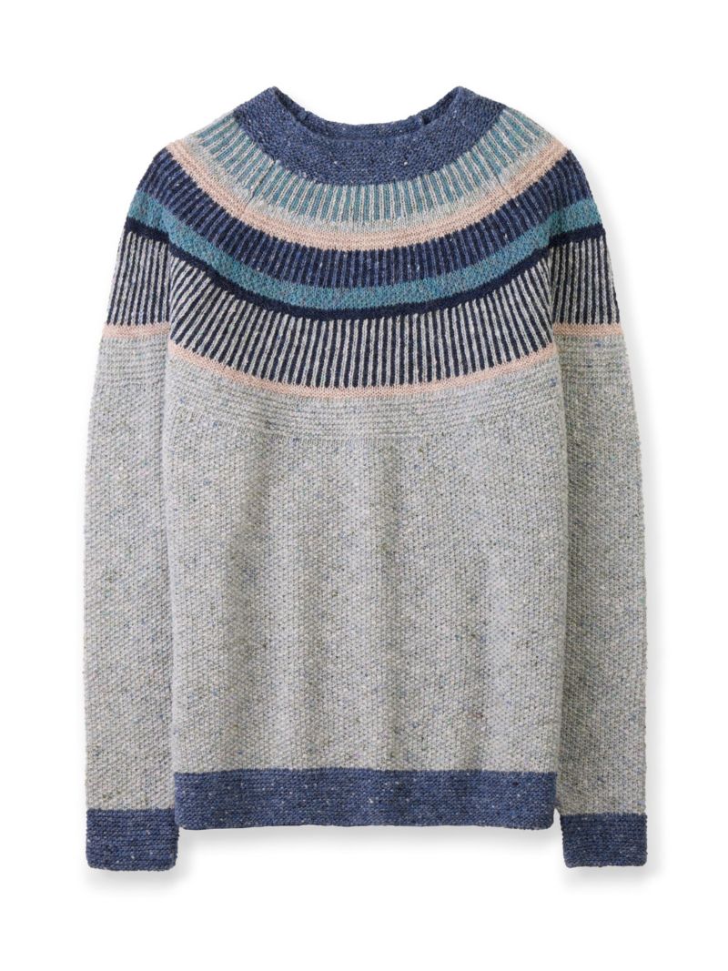 Women's Statement Donegal Crew Neck Sweater