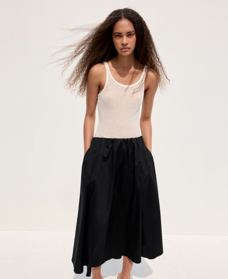 Women's Flared Cotton Skirt