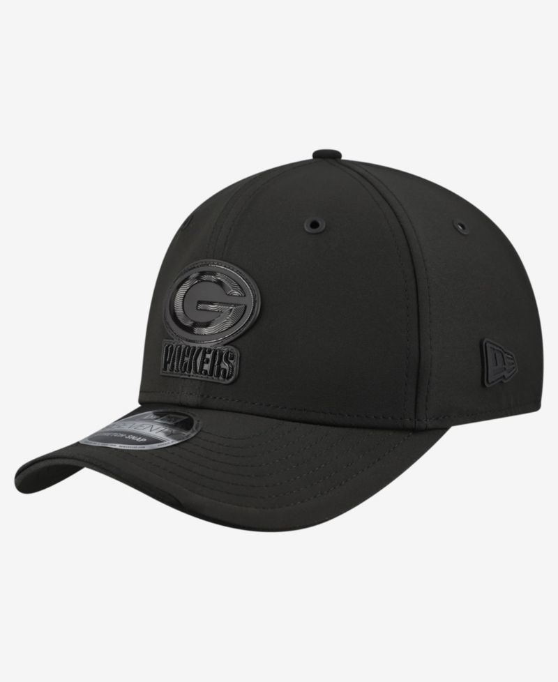 Men's Black Green Bay Packers 2026 Sideline 9SEVENTY Adjustable Hat