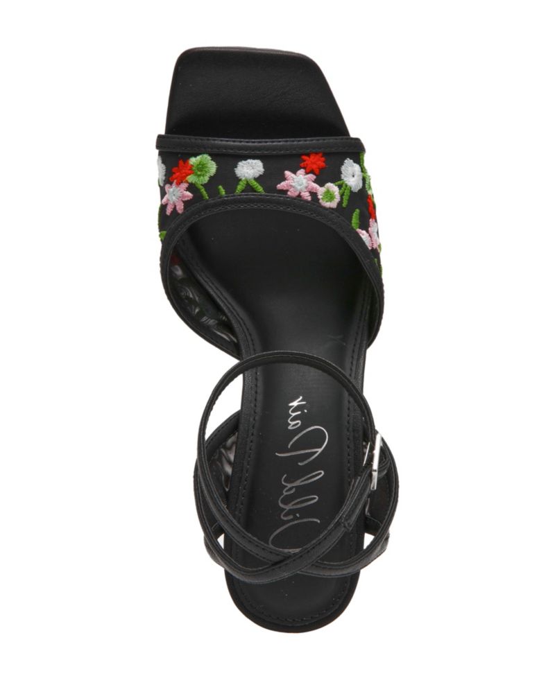 Erynn Dress Embroidered High Heel Sandals